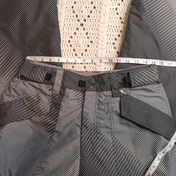 Vtg‎ Mens M Body Glove Snowboarding Ski Pants Snow Black White Stripes Retro Y2K - Picture 9 of 15